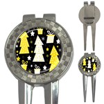 Yellow playful Xmas 3-in-1 Golf Divots