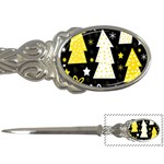 Yellow playful Xmas Letter Openers