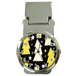 Yellow playful Xmas Money Clip Watches