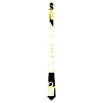 Yellow playful Xmas Neckties (Two Side) 