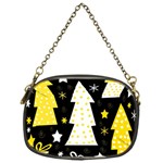 Yellow playful Xmas Chain Purses (One Side) 