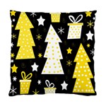 Yellow playful Xmas Standard Cushion Case (Two Sides)