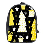 Yellow playful Xmas School Bags (XL) 