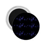 Xmas elegant blue snowflakes 2.25  Magnets
