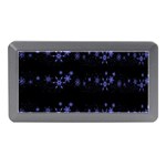 Xmas elegant blue snowflakes Memory Card Reader (Mini)