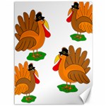 Thanksgiving turkeys Canvas 36  x 48  