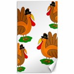 Thanksgiving turkeys Canvas 40  x 72  