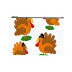 Thanksgiving turkeys Cosmetic Bag (Large) 