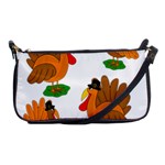 Thanksgiving turkeys Shoulder Clutch Bags