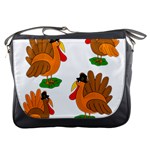 Thanksgiving turkeys Messenger Bags