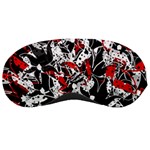 Red abstract flowers Sleeping Masks