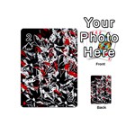 Red abstract flowers Playing Cards 54 (Mini) 