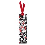 Red abstract flowers Small Book Marks
