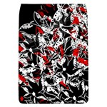 Red abstract flowers Flap Covers (L) 