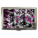 Purple abstract flowers Cigarette Money Cases