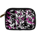 Purple abstract flowers Digital Camera Cases