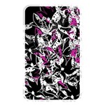 Purple abstract flowers Memory Card Reader