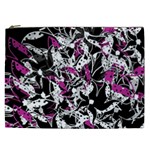 Purple abstract flowers Cosmetic Bag (XXL) 
