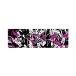 Purple abstract flowers Satin Scarf (Oblong)