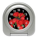 Red tulips Travel Alarm Clocks