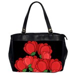 Red tulips Office Handbags (2 Sides) 