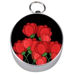 Red tulips Silver Compasses