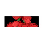 Red tulips Satin Scarf (Oblong)