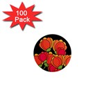 Orange tulips 1  Mini Magnets (100 pack) 