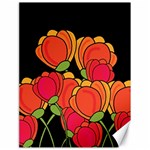 Orange tulips Canvas 18  x 24  