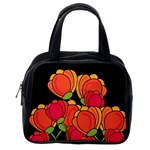 Orange tulips Classic Handbags (One Side)