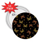 Insects Motif Pattern 2.25  Buttons (10 pack) 