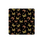 Insects Motif Pattern Square Magnet
