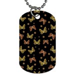 Insects Motif Pattern Dog Tag (One Side)