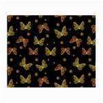 Insects Motif Pattern Small Glasses Cloth