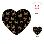 Insects Motif Pattern Playing Cards (Heart) 