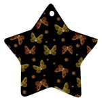 Insects Motif Pattern Star Ornament (Two Sides) 