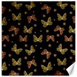 Insects Motif Pattern Canvas 16  x 16  