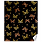 Insects Motif Pattern Canvas 16  x 20  