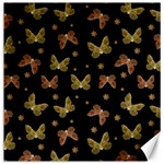 Insects Motif Pattern Canvas 20  x 20  