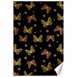 Insects Motif Pattern Canvas 24  x 36 
