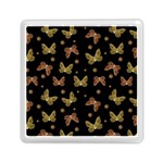 Insects Motif Pattern Memory Card Reader (Square) 