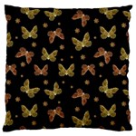 Insects Motif Pattern Standard Flano Cushion Case (One Side)