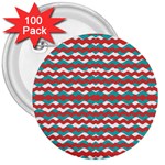 Geometric Waves 3  Buttons (100 pack) 