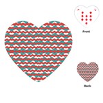 Geometric Waves Playing Cards (Heart) 