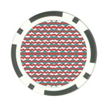 Geometric Waves Poker Chip Card Guards