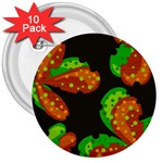 Autumn leafs 3  Buttons (10 pack) 