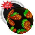 Autumn leafs 3  Magnets (100 pack)