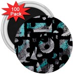 Blue shadows  3  Magnets (100 pack)