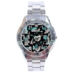 Blue shadows  Stainless Steel Analogue Watch