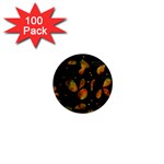 Floral abstraction 1  Mini Magnets (100 pack) 